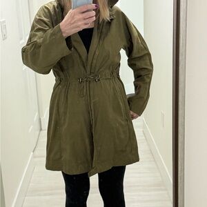 J.Jill Olive Green Women's raincoat
